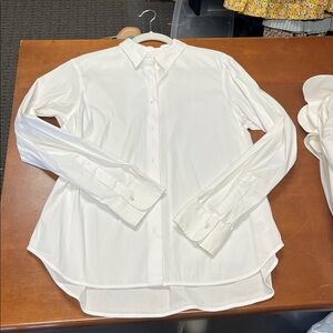 Classic White Button-Up Shirt